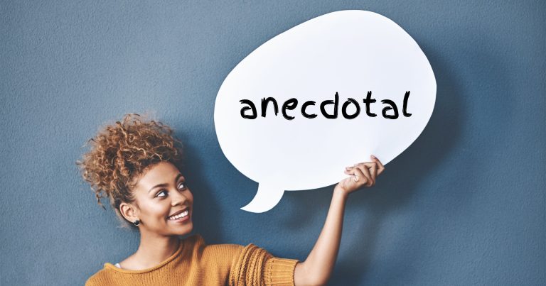 Anecdotal is not a dirty word when it comes to singing teaching.